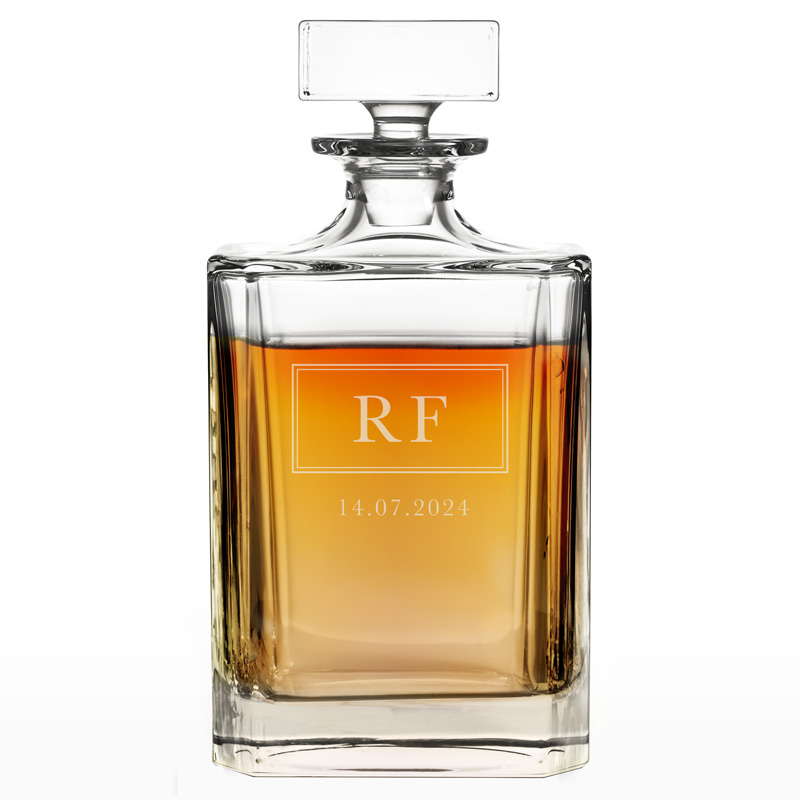Personalised Monogram Luxury Decanter