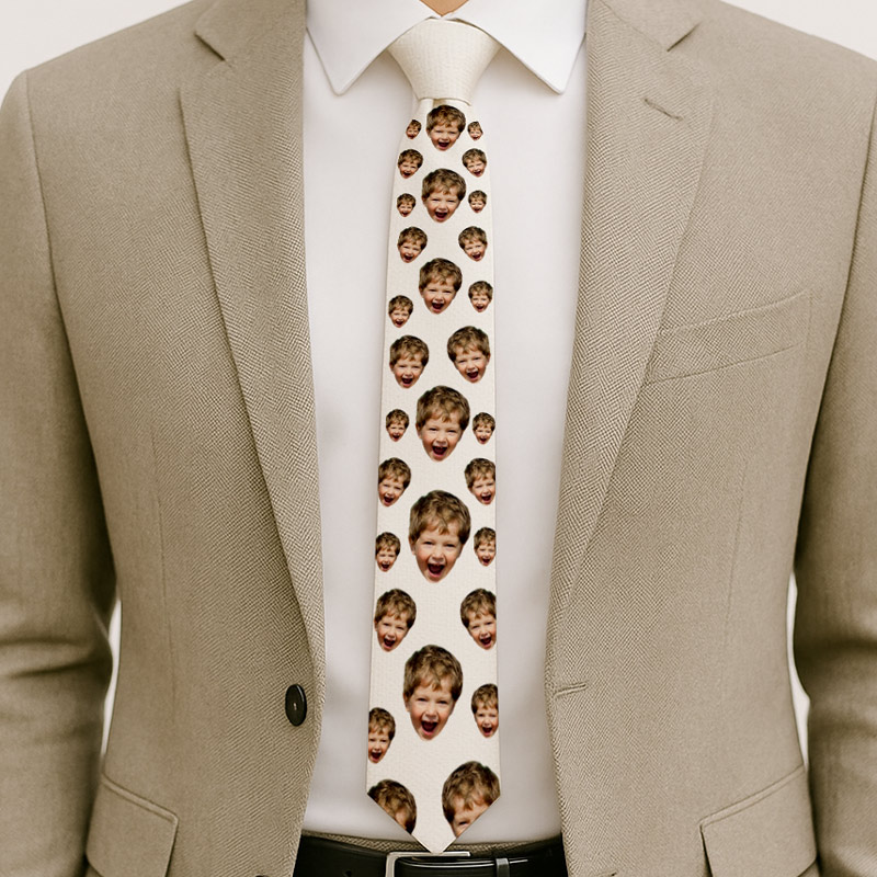 Personalised Tie Face Photo Upload