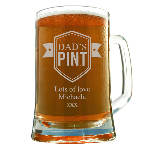 Personalised Shield Pint Tankard