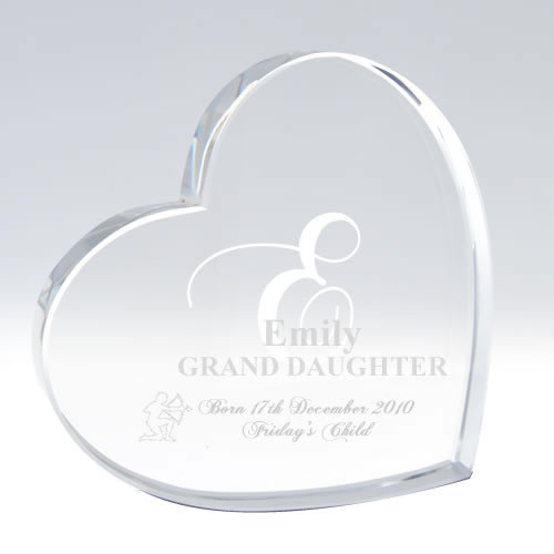 Star Sign Crystal Keepsake New Mum Gifts