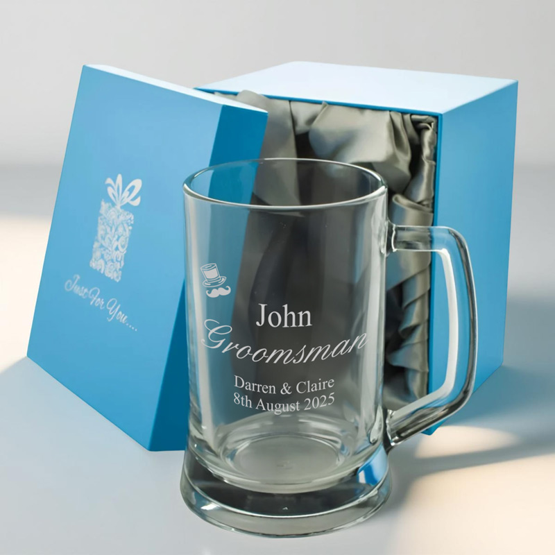 Personalised Wedding Pint Tankard