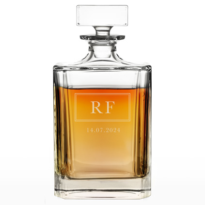 Personalised Monogram Luxury Decanter