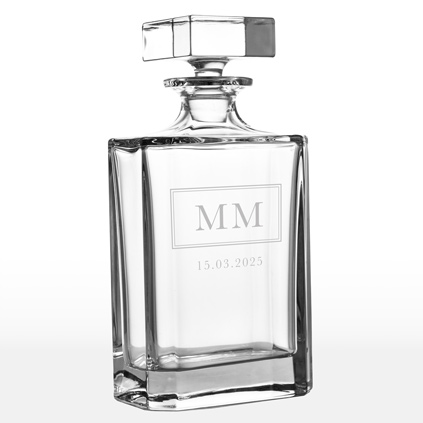 Personalised Monogram Luxury Decanter