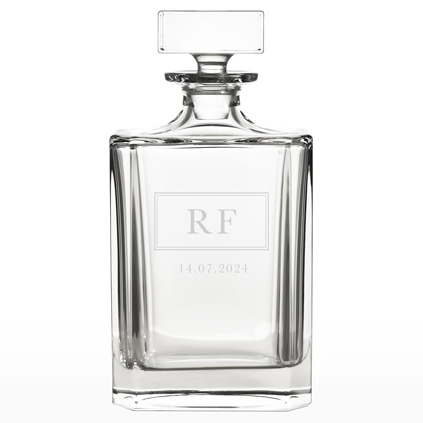 Personalised Monogram Luxury Decanter