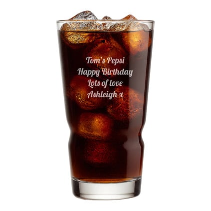 Personalised Pepsi Hiball Glass 455ml