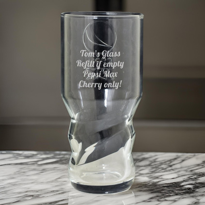 Personalised Pepsi Max Hiball Glass 460ml