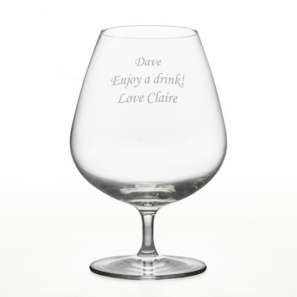 Personalised Brandy Glass