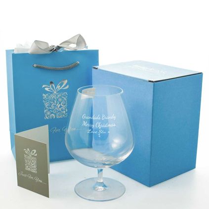 Personalised Brandy Glass