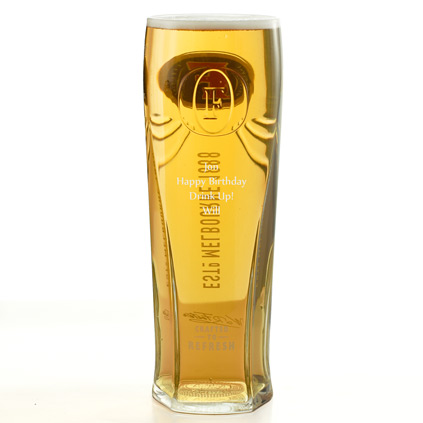 Personalised Fosters Glass