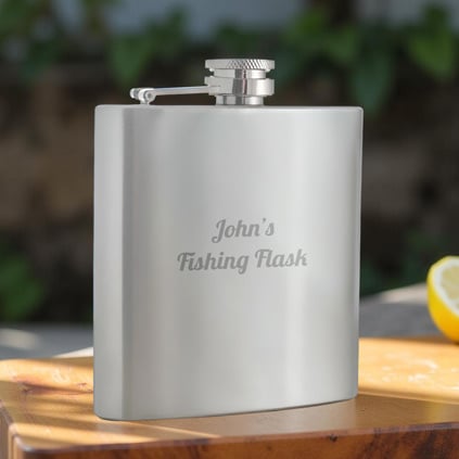 Engraved Hip Flask