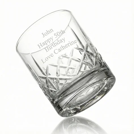 Personalised Flamenco Whisky Glass With Luxury Gift Bag And Box