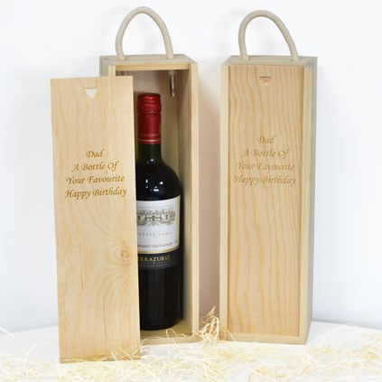 Personalised Wine Box
