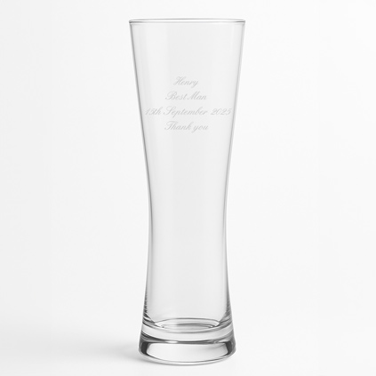 Personalised Pilsner Pint Glass