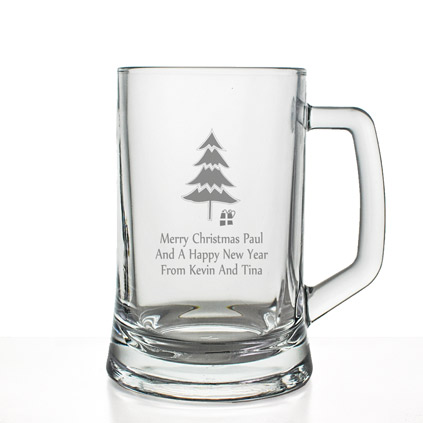 Christmas Pint Glass