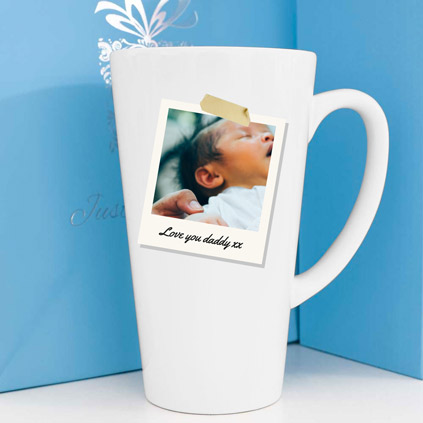 Personalised Latte Mug - Polaroid