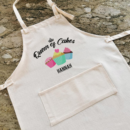 Personalised Apron - Queen Of Cakes