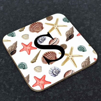 Personalised Coaster - Seashells