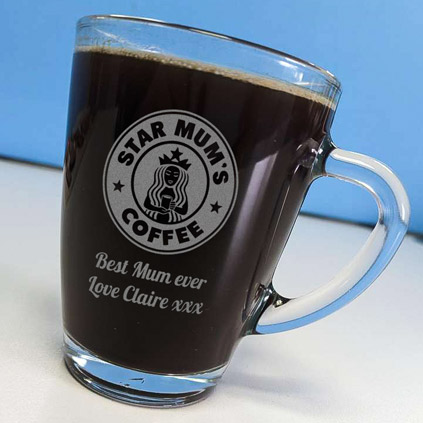 Personalised Star Mum's Coffee Mug