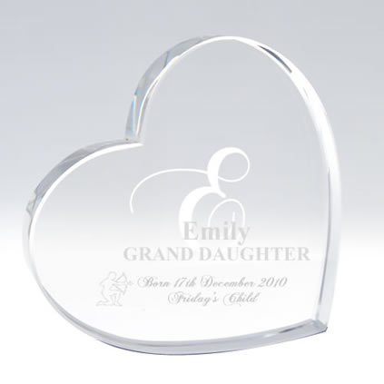 Star Sign Crystal Keepsake New Mum Gifts