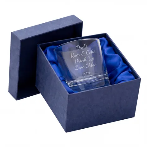 Engraved Stern Whisky Glass