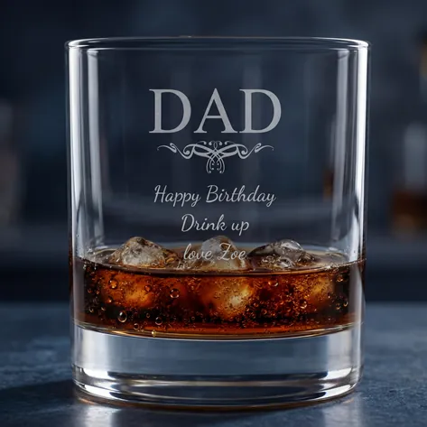 Personalised Whisky Tumbler - Dad