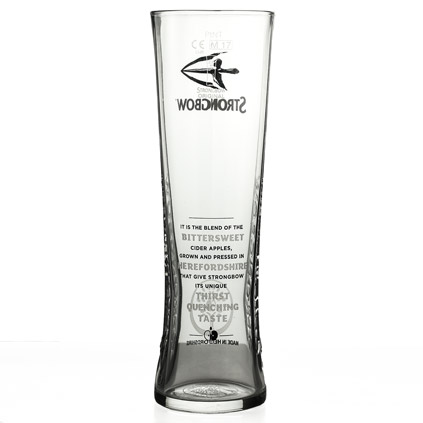 Personalised Strongbow Glasses