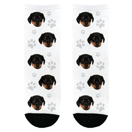 Personalised Pet Face Socks With Photo Upload