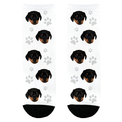 Personalised Pet Face Socks With Photo Upload