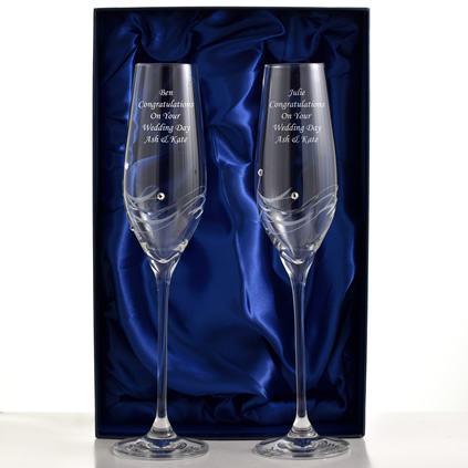Professionally Personalised Wedding Glasses By Keepitpersonal Co Uk