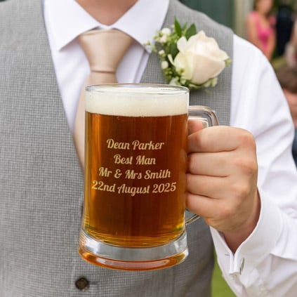 Personalised Pint Tankard With Luxury Gift Bag And Box Personalised Pint Tankard With Luxury Gift Bag And Box