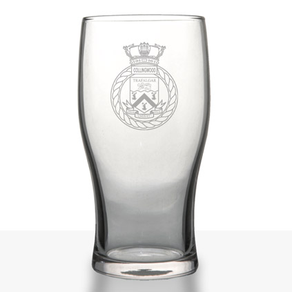 Logo Engraved Personalised Pint Glass