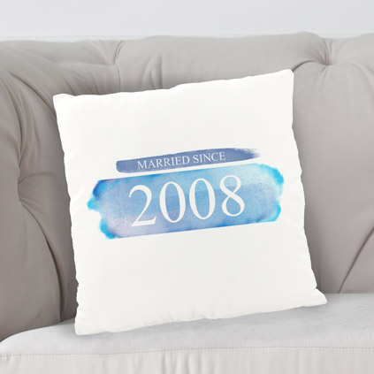 Personalised Cushion - Watercolour Year