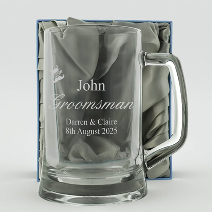 Personalised Wedding Pint Tankard