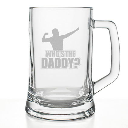 "Who's the Daddy?" Personalised Pint