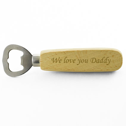 Personalised Wooden Bottle Opener